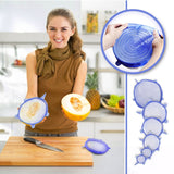 6 piezas de tapa de comida