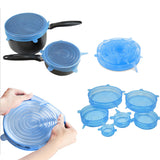 6 piezas de tapa de comida