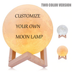 Customized 3D Enchanting Moon Lamp