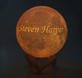 Customized 3D Enchanting Moon Lamp