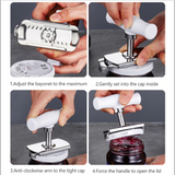 Adjustable Jar& Bottle Opener