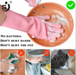 Magic Silicone  Washing Gloves