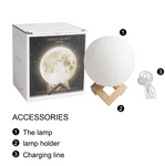 Customized 3D Enchanting Moon Lamp