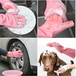 Magic Silicone  Washing Gloves