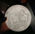 Customized 3D Enchanting Moon Lamp